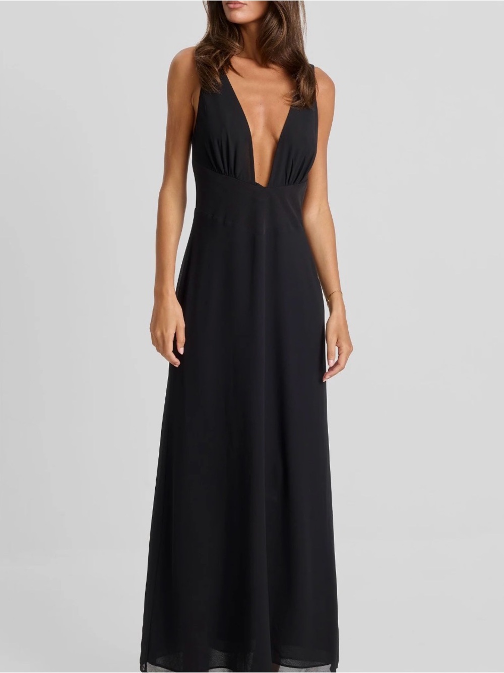Juno Maxi Dress Black NWT